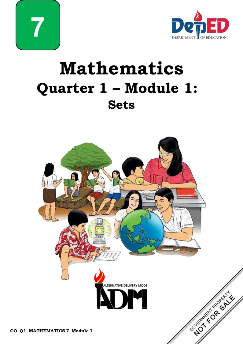 Mathematics 7 Quarter 1: Sets