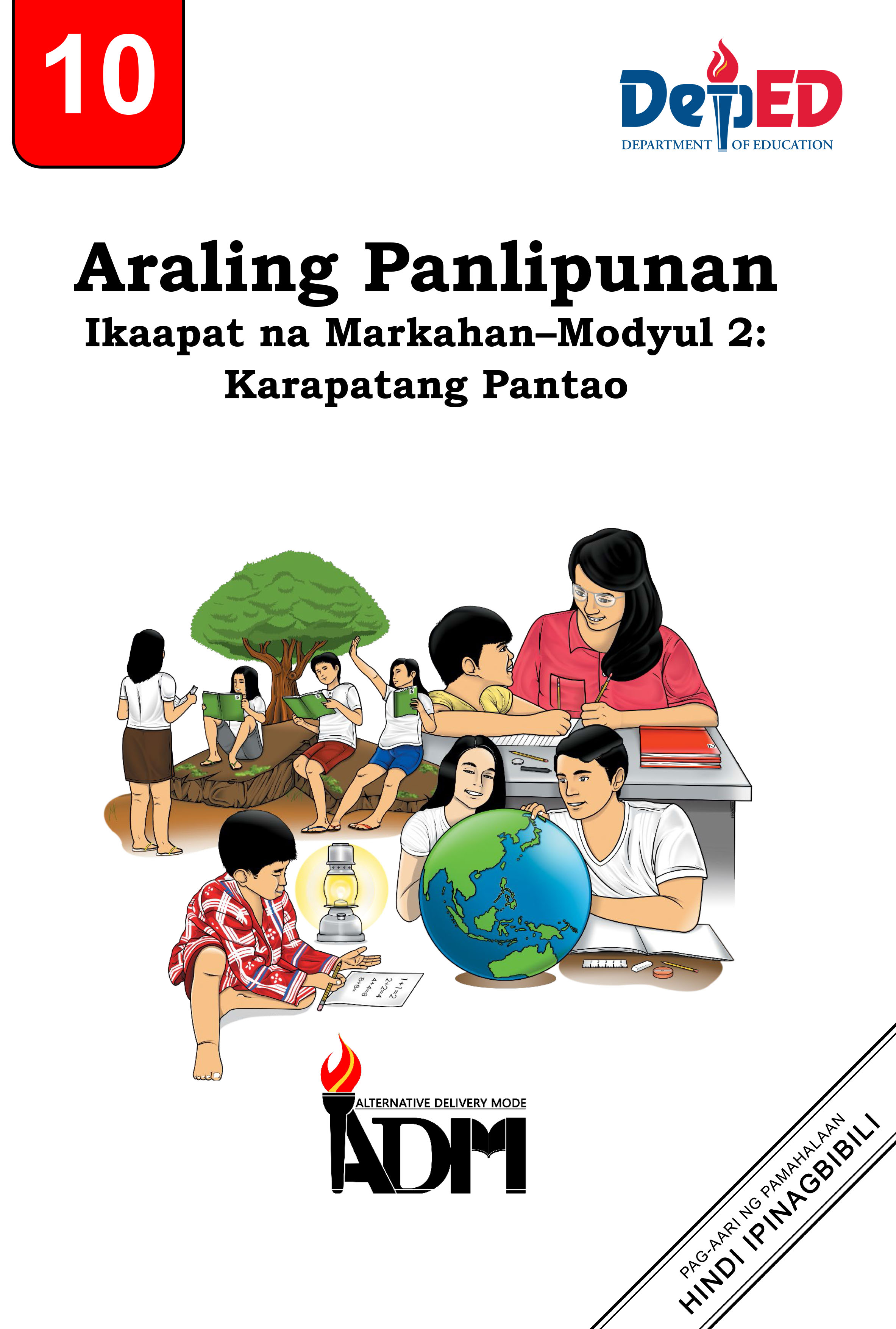 300691-Maria Aurora National High School-Araling Panlipunan 10-Quarter 4-Module 2:Karaptang Pantao